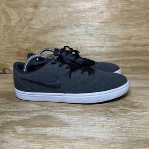 Nike SB Check Solarsoft Canvas Premium Men’s Shoes Size 11 Gray Black Sneakers